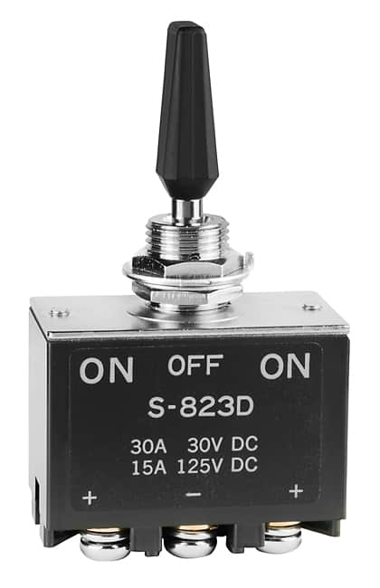 SWITCH TOGGLE DPDT 30A 30V