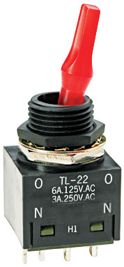 Switch Toggle DPDT 6A 125V