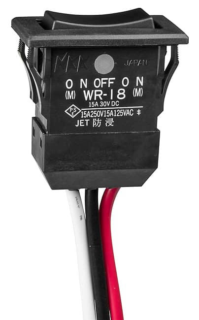 SWITCH ROCKER SPDT 15A 125V