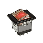 MLW-Series Snap-in Miniature Illuminated Rocker Switches