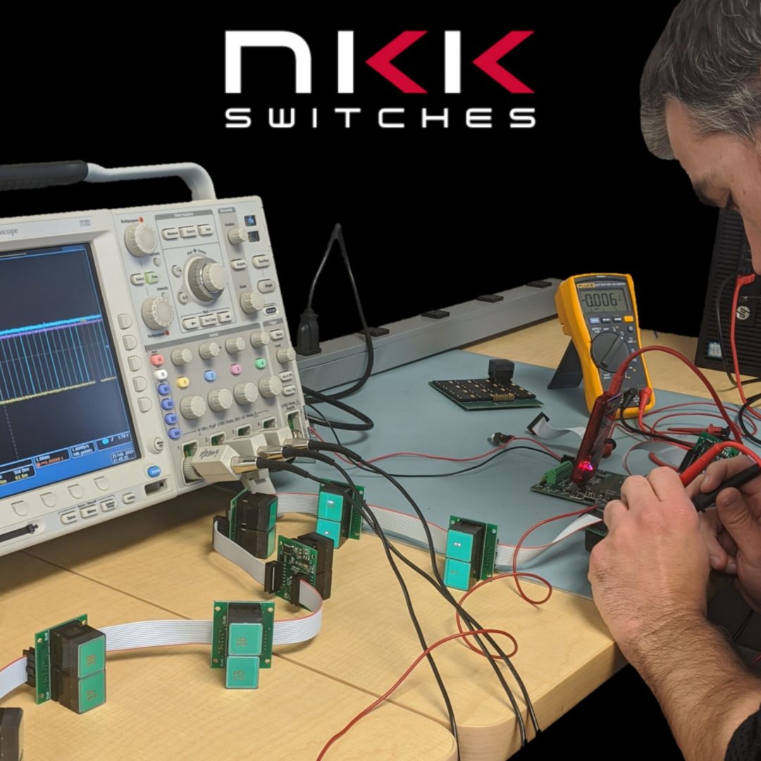 NKK engineer working with SmartDisplay switches