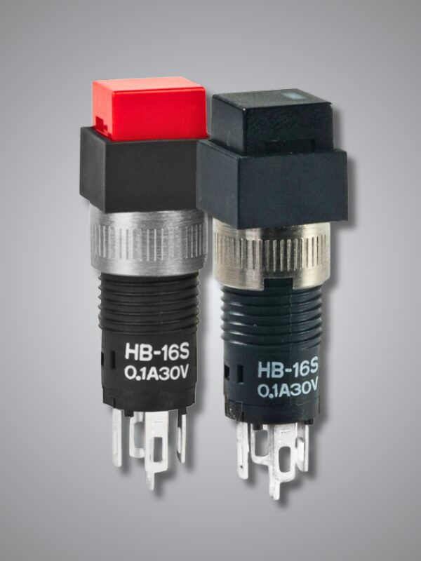 G Series ultra-miniature toggle switch mounted in a body-worn transmitter used for secure field communication.
