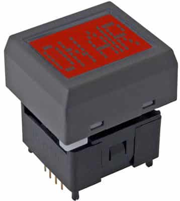 Standard Travel LCD 64 x 32 Pushbutton - IS15EBFP4RGB-09YN
